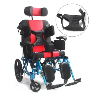 High Back Reclining Wheelchair For Kids Cerebral Palsy Fully Lying Wheelchair